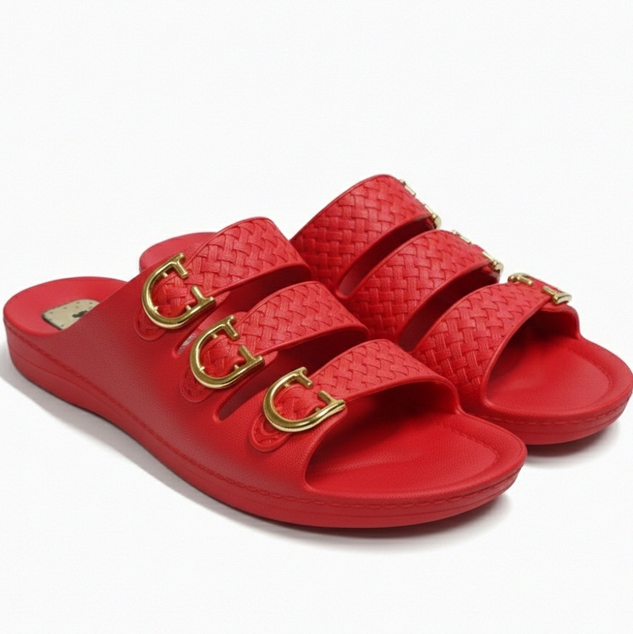 Women Comfortable Rubber Slippers Soft, Lightweight & Durable Daily Wear Footwear for Girls & Ladies
