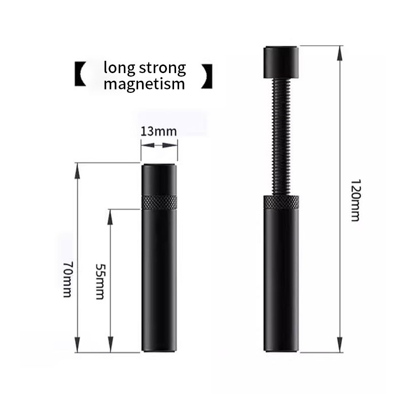 Aluminum GPU Holder Vertical Telescopic Rotating Stand Magnetic Bracket Video Card Holder Graphics Card Bracket Support 27-120mm