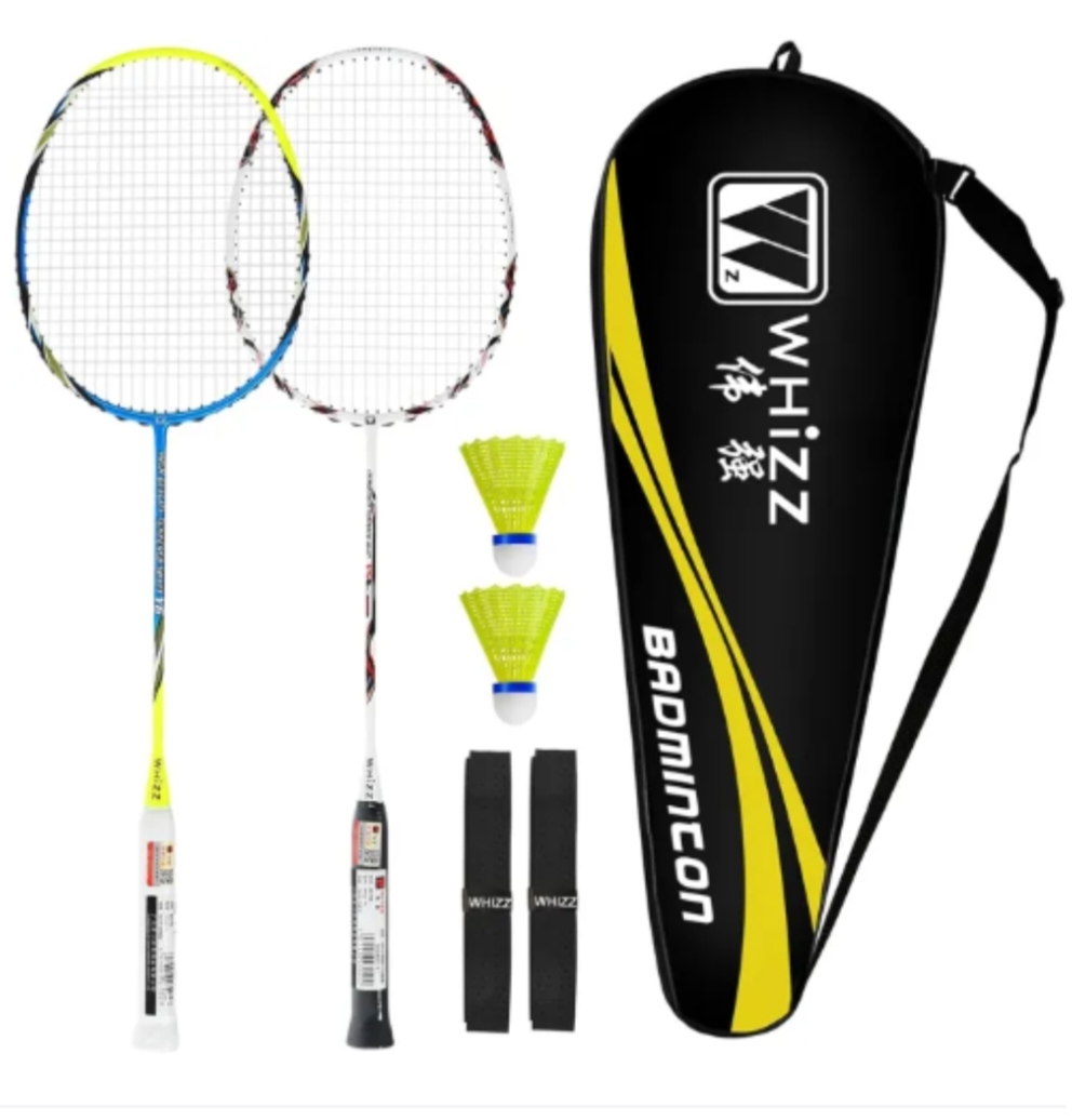 Badminton Racket Set
Badminton Racquet Pair
Badminton Racket and Shuttlecock Combo
Lightweight Badminton Rackets
Durable Badminton Set
Badminton Equipment for Beginners
Outdoor and Indoor Badminton Set
Sports Rackets and Shuttle
Badminton Gear for All Age
