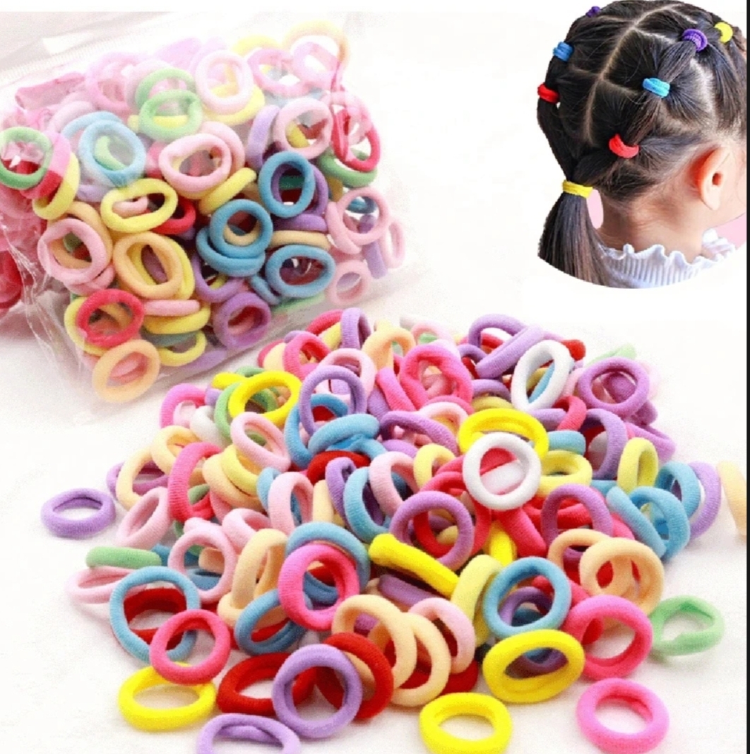 50pcs Children Elastic Hair Bands Girls Rubber Band For Kids Sweets Scrunchie Hair Ties Clips Headband Baby Hair Accessories