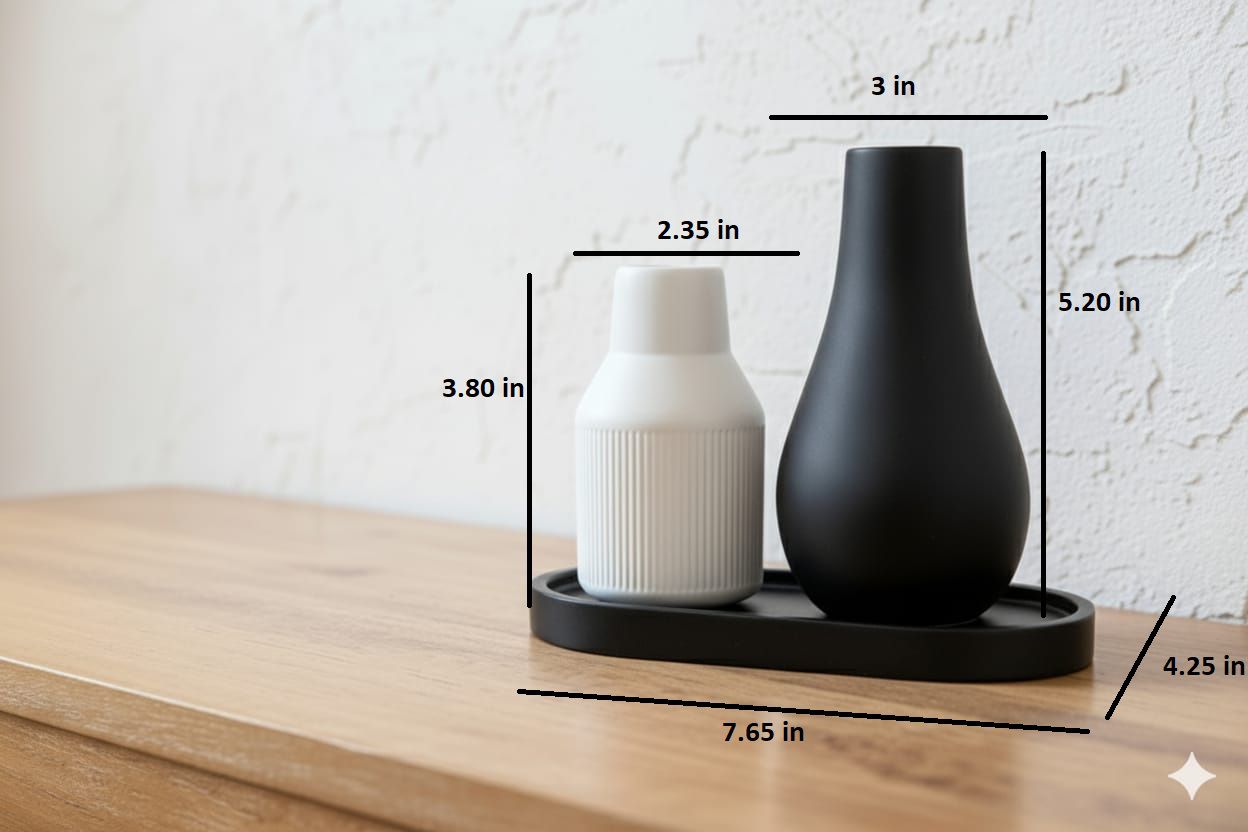 Creative Design Vase Ornaments Artistic Style, Decorations Suitable for Fireplace, Bedroom, Kitchen, and Living Room Decoration, office and theme based area
