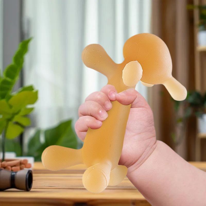1Pcs Infant Rabbit Shape Silicone Teether Cares Baby Nursing Teething Toy Baby Teether Teething Pain-Relief Tool For Toddler