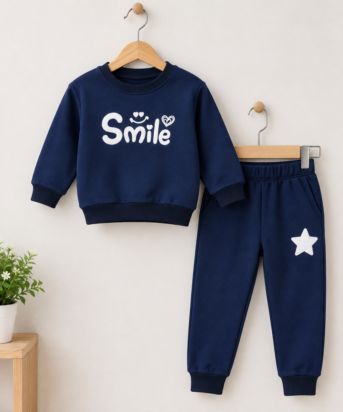 Best Quality Smile printed Kids Winter Dress Winter Dress For Baby Girl and Boys Falees Stuff