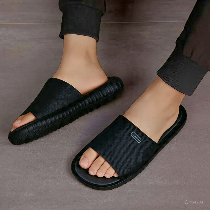 Multicolor Fashion Flip Flops & Slides, Waterproof Rubber House Slippers for Mens