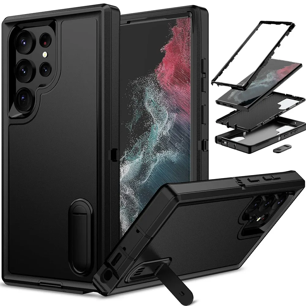 Ott-box Defender Case for  S26 S24 S23 S22 Ultra S25 Edge A54 A53 A26 A35 A56 A16 A06 A15 Heavy Duty Rugged Protect Cover