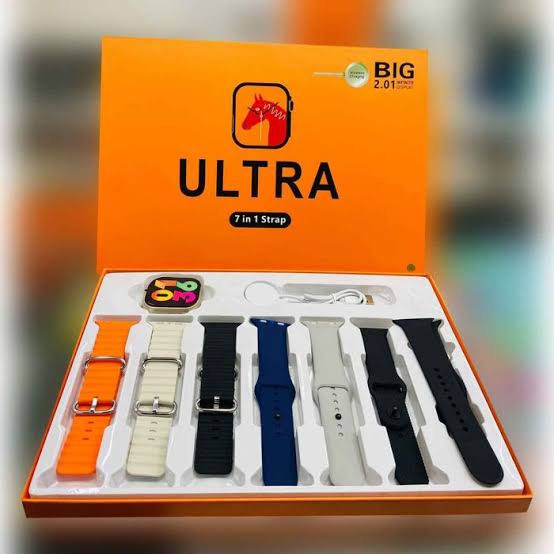 7 in 1 Ultra 8 Smart Watch Big Screen With Wireless Charger Latest Version Ultra 8 Smartwatch