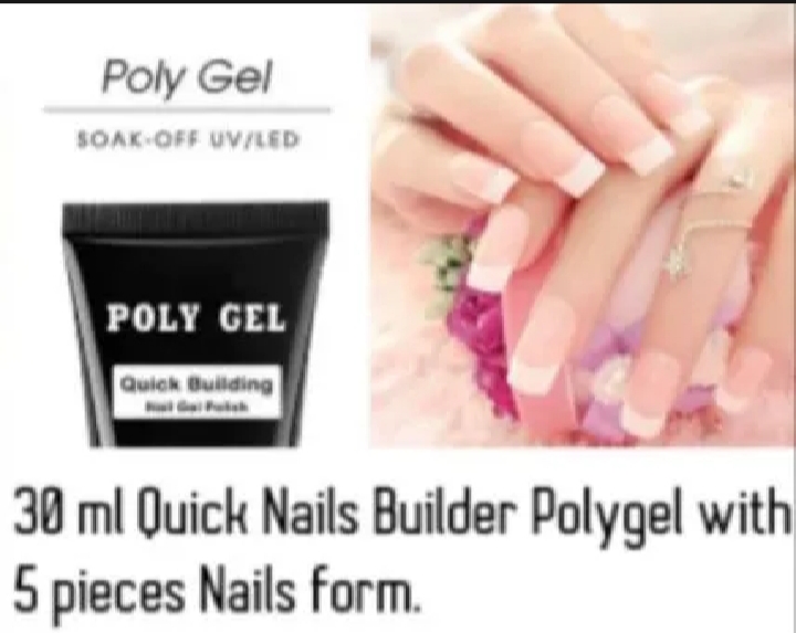 Polygel for Nail Art 15ml/30ml with 5 Nail Shapers Poly Gel  for Nail Extensions