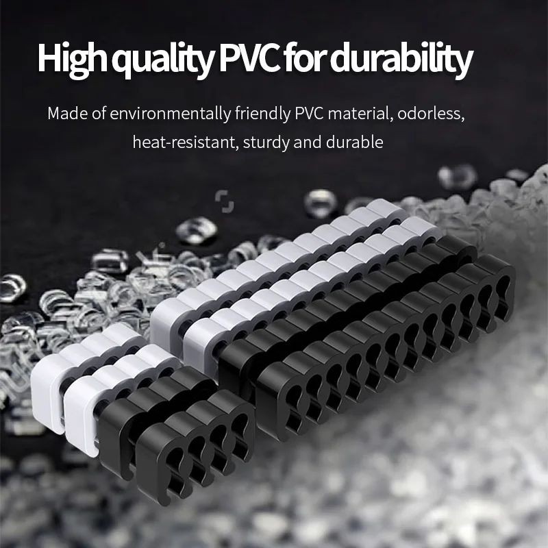 LDPCSJ 24PIN Cable Comb Computer Power Supply Module - Motherboard CPU Graphics Card Organizer Clamp for Neat Cabling