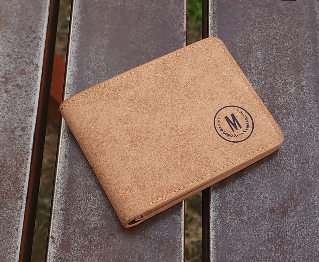 Genuine Leather Bifold Wallet for Men – 5 Card Slots, ID Window, Hidden Cash & SIM Pockets