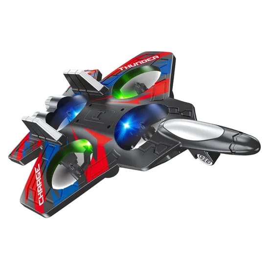Fighter Jet Remote Control Airplane Toy for Kids | RC Fighter Jet Plane with Lights & Long Range | 360 Flip Stunt Roll & Rechargeable Remote Control Aircraft