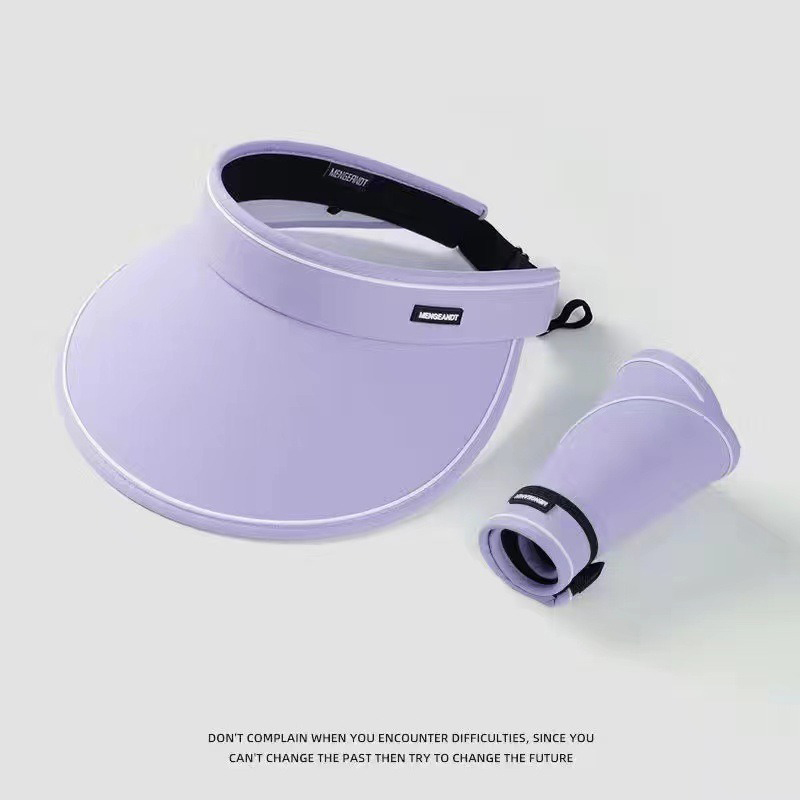 Uv Protection Sun Visor Hat For Women Wide Brim Foldable Beach Cap Cycling Hiking Beach Cycling Outdoor Travel Hat