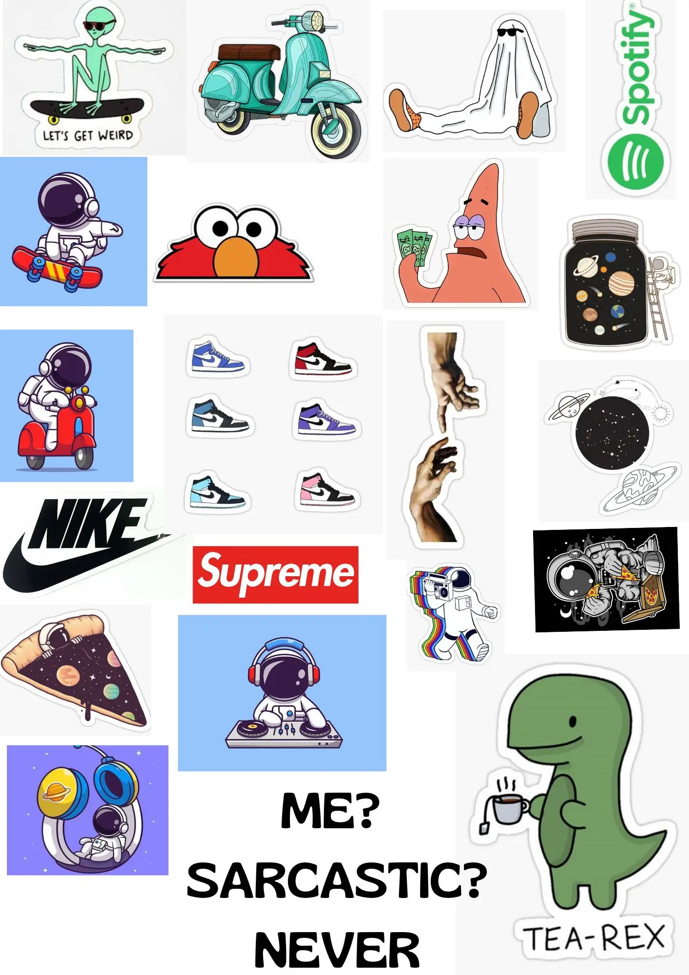 Cool hotsell hypebeast stickers