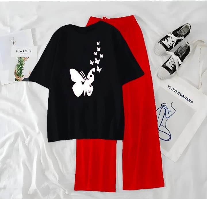 Butterfly Printed  Lounge Wear Nightwear Sleepwear  flapper Trouser For Women By ks online