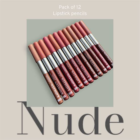kathleen lip pencil/lip liner/lipstick pack of 6\12