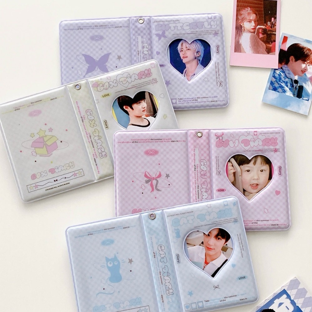 Mini 3 Inch Photo Album Cartoon Album Photo Photocard Holder Book Collect  Album De Fotos  Photocard Binder