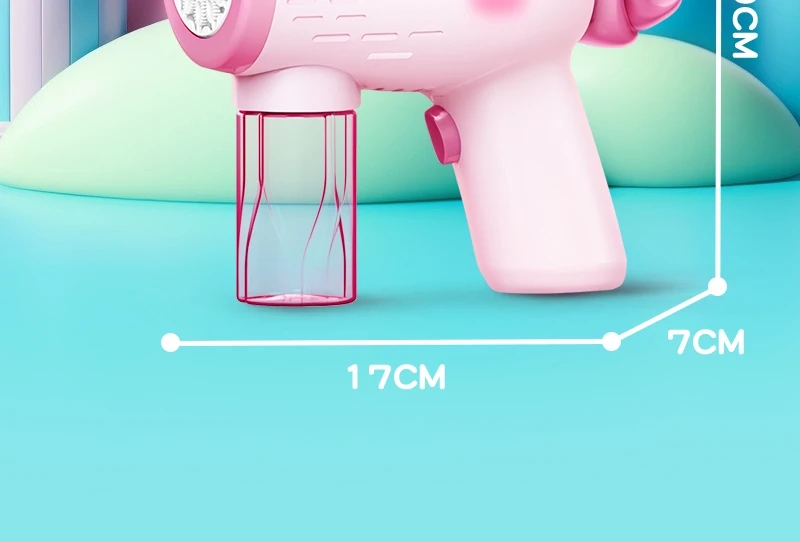 Unicorn Electric Bubble Gun Toy