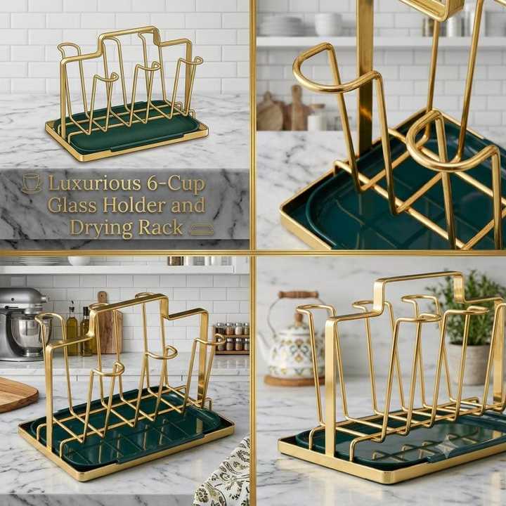 Luxury Glass Stand | Elegant Decorative Glass Stand | Tabletop Display Stand | Home Decor & Decoration Stand | Premium Stand