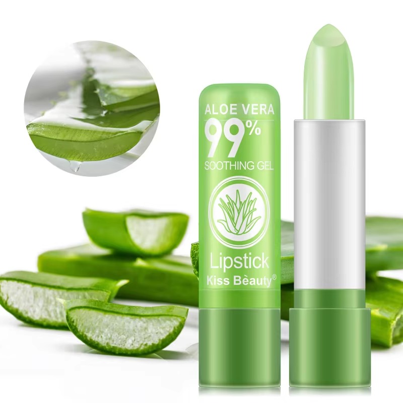Aloe Vera Color Changing Lipstick – Temperature Sensitive Lip Balm – Long Lasting, Moisturizing, Non-Fading Magic Lip Color