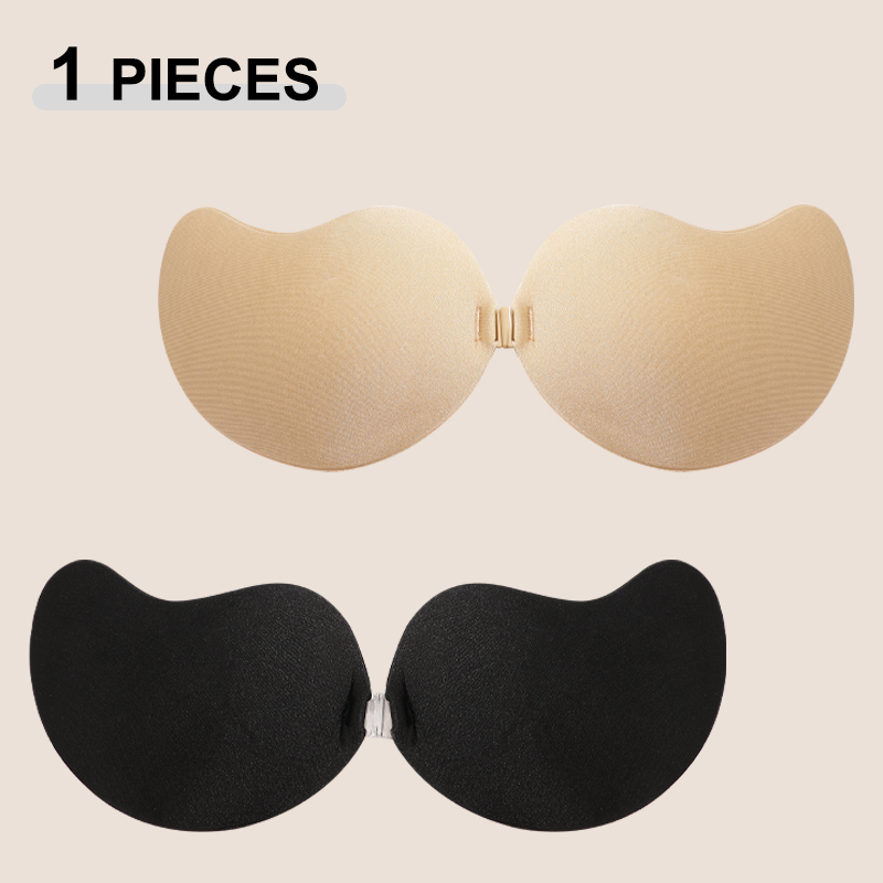 Women Invisible Silicone Mango Bra  Strapless & Seamless Push Up Stick-On Bra Front Closure Lingerie & Underwear Accessories