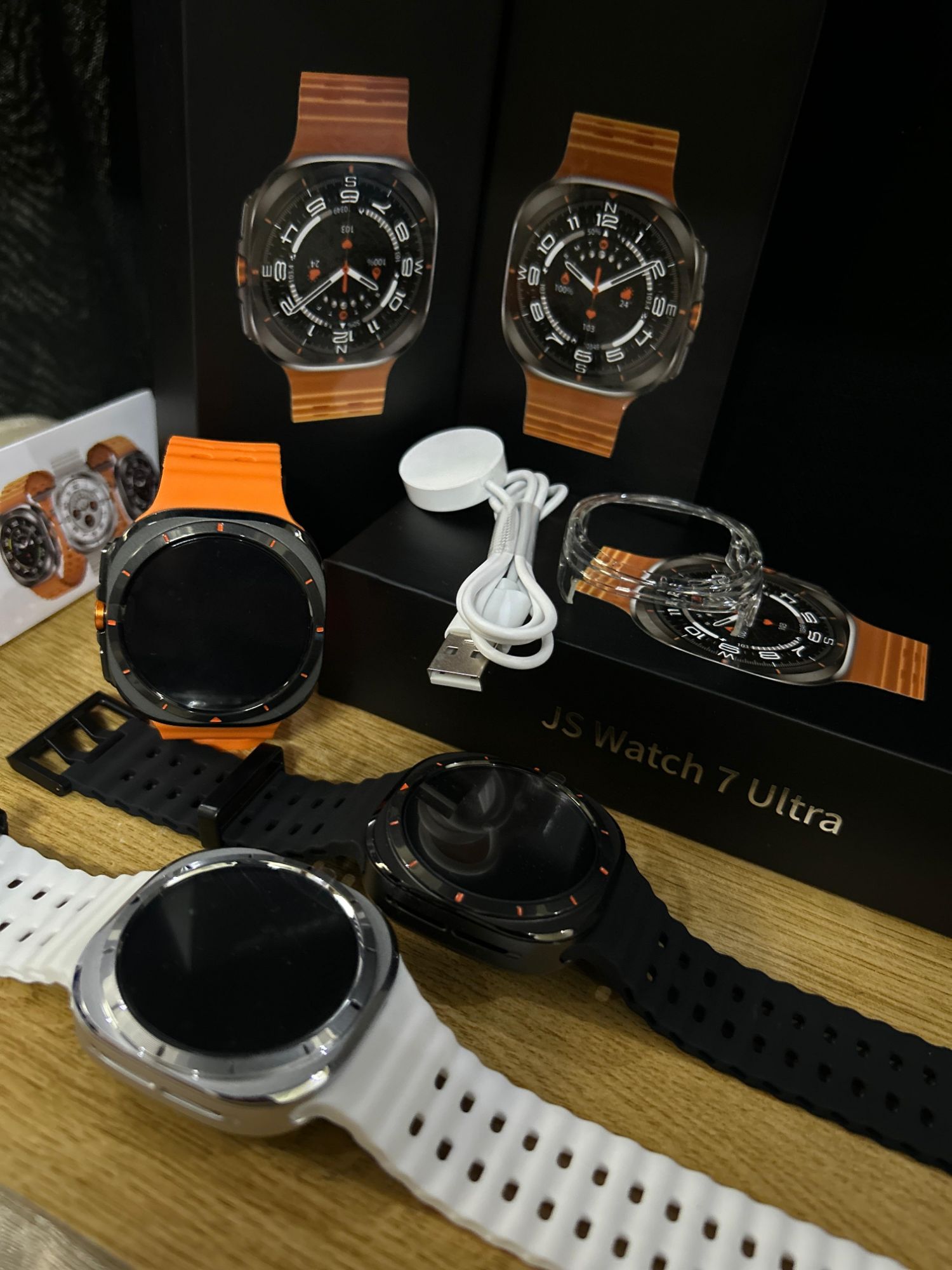 Samsung Galaxy JS Watch 7 Ultra 47mm AMOLED Display Smart Watch Super Master Premium Quality with NFC and IP68 Waterproof