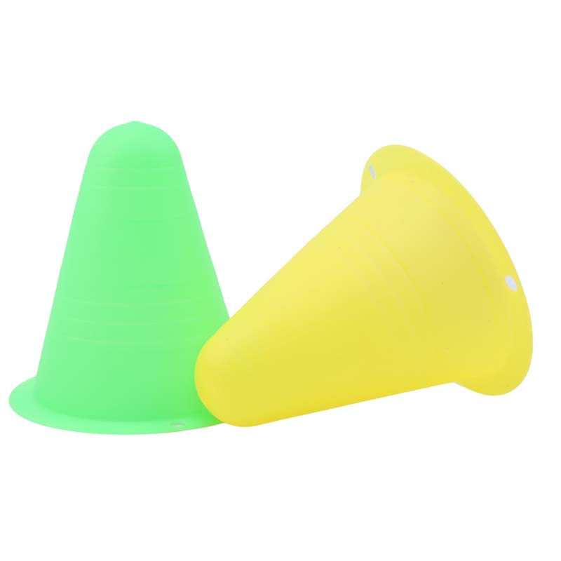 Lot De 60 Plots Slalom Multicolores – Cônes D’entraînement 7x8 Cm, En PE, Pour Roller, Skateboard, Foot Et Jeux D’enfants