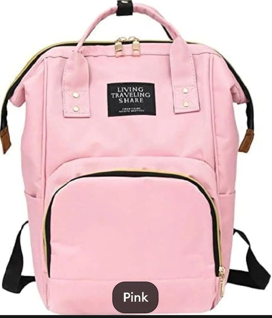 Diaper Mummy Bag Multi-Function Waterproof - Travel Backpack, maternity bag, imported Quality..rendom colour