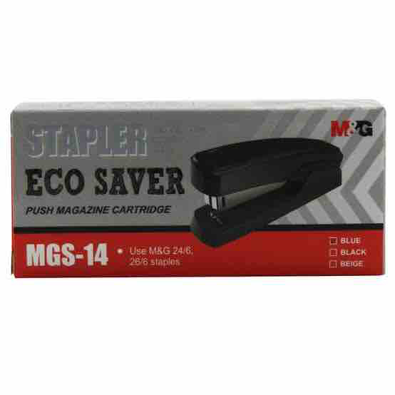 Morning Glory High Quality Stapler Eco Saver Mgs-14 With Free Pin Packet Only 24/6 26/6 Staples To Be Used