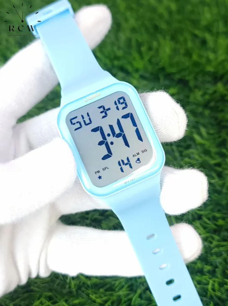 New Fashion LED Digital Electronic Mens Women Student Outdoor Waterproof MultiFunction Astronaut Alarm Clock Stop Watch