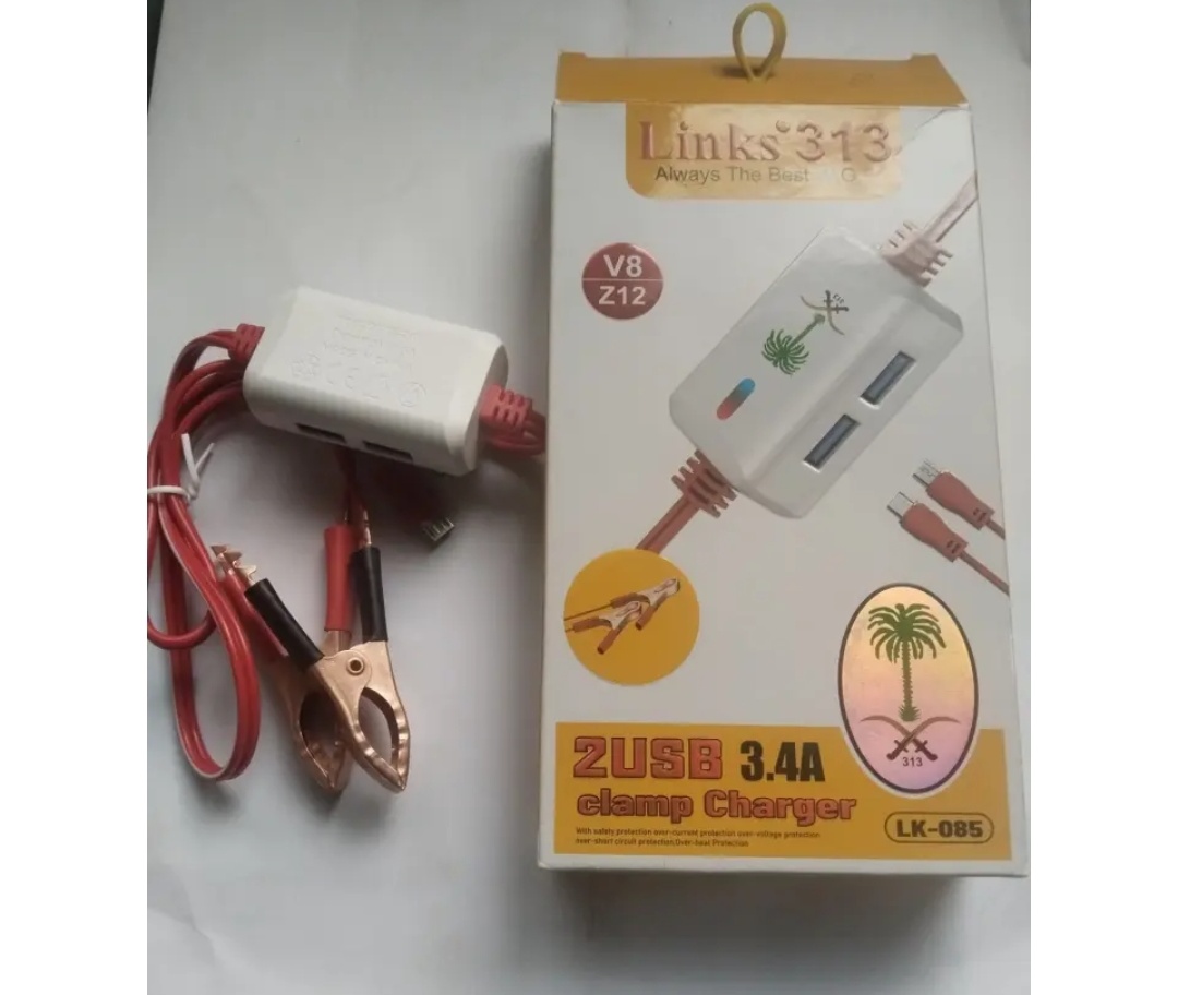 DC Charger/Solar Charger/Clamp charger/Motorcycle mobile charger 12-24V input for Mobile Phone Type C/Micro USB 2 ports