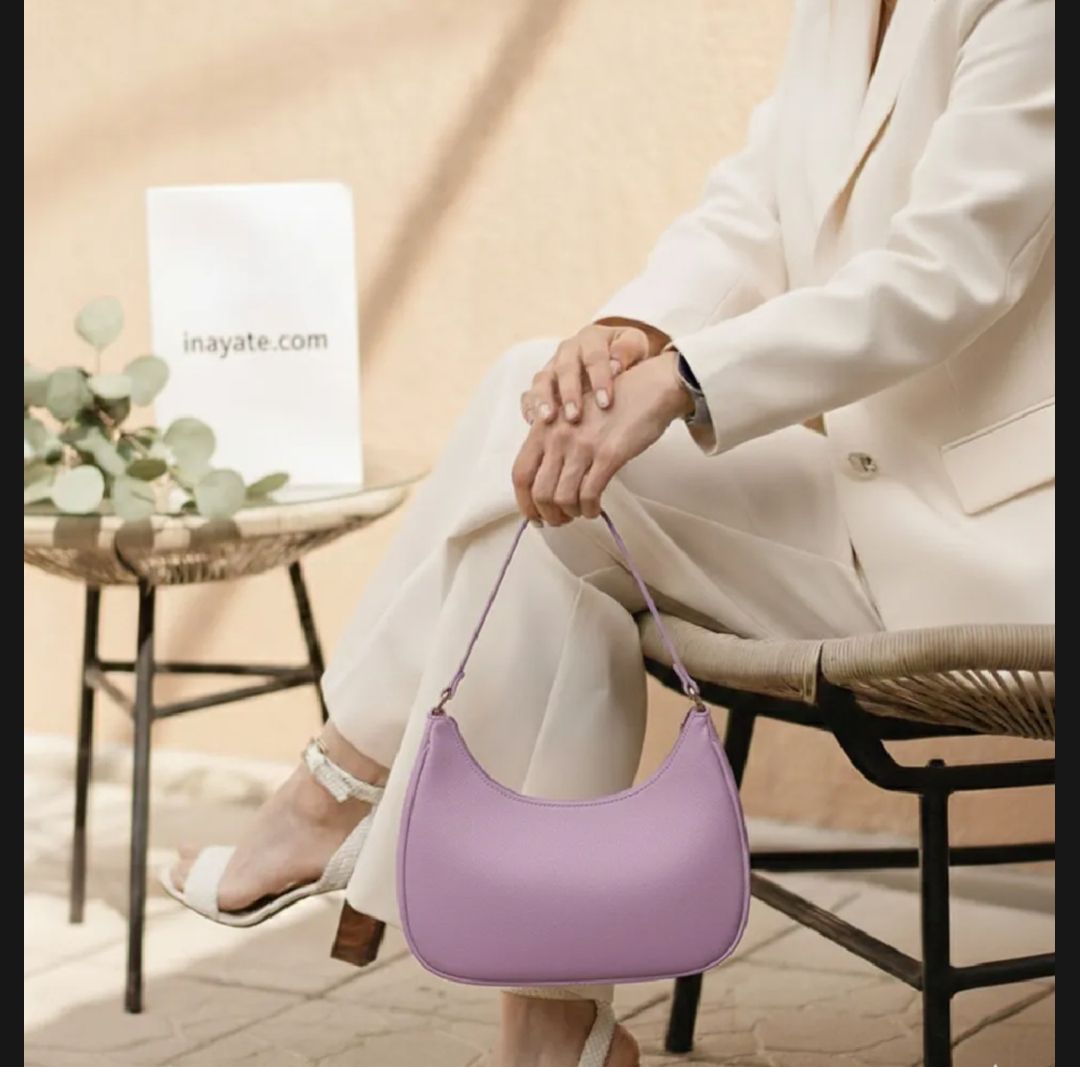Everyday Chic Shoulder Bag Soft Faux Leather Crescent Ladies Handbag For Work  & Weekend