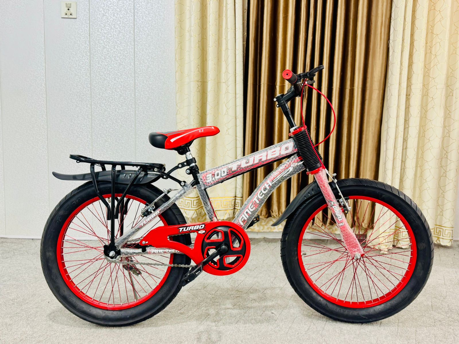 20 inch Cycle for 7 to 13 year's without gears Best Quality with back Carrier