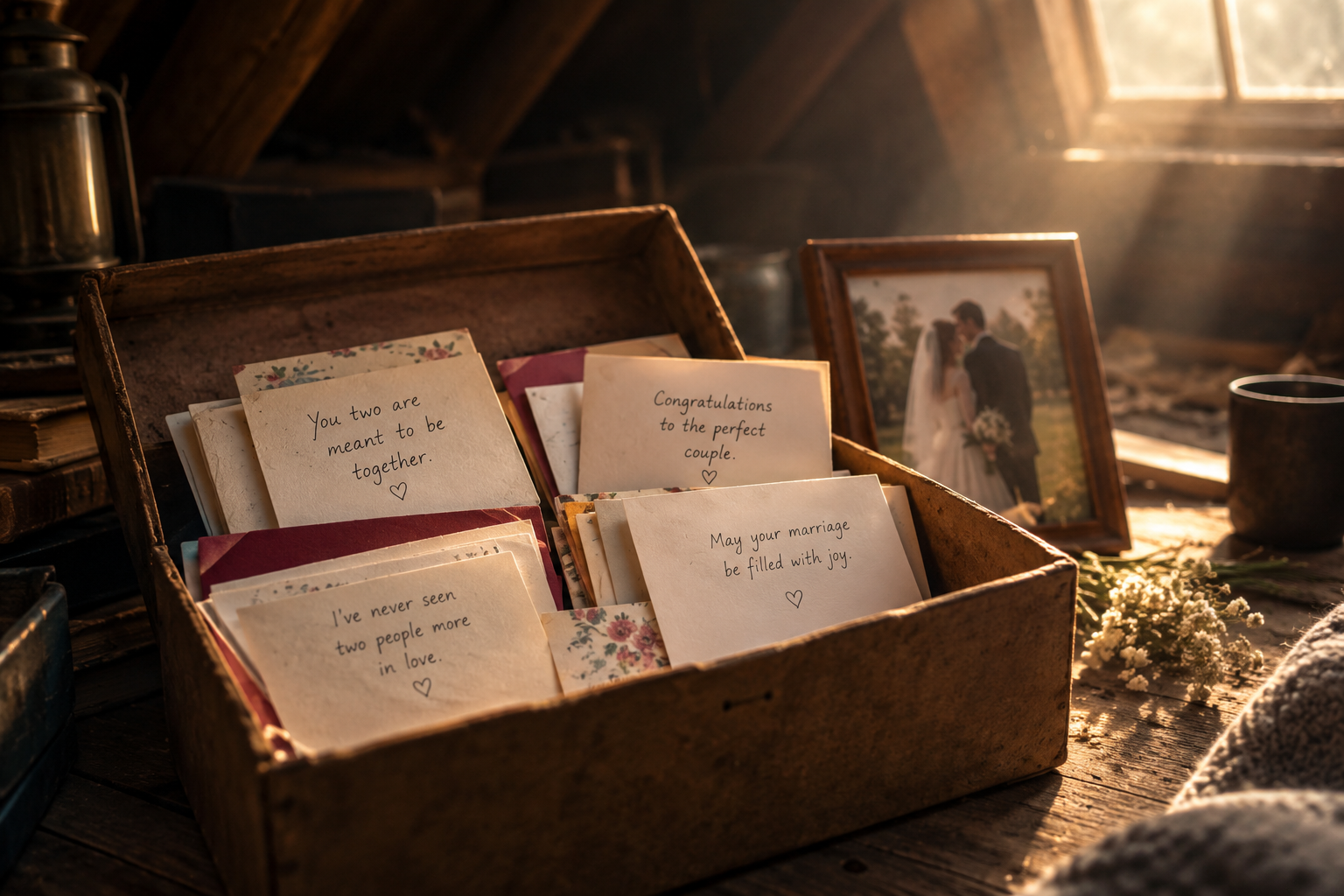 The Gift We Almost Threw Away - Wedding cards