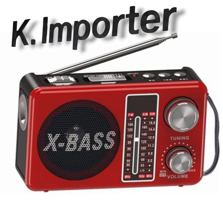(K. IMPORTER) WAXIBA MULTIFUNCTION WIRELESS RADIO AM/FM SW 3 BAND RADIO XB_891BT