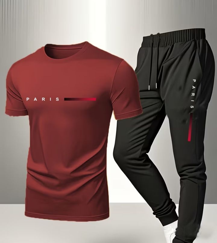 NEW TRENDY 🔥 D T F (STRONG & UNBREAKABLE REFLECTOR PRINTED) SUMMER TRACKSUIT FOR MEN _ SOFT AND COMFORTABLE FABRIC SUMMER TRACKSUIT FOR MEN - PREMIUM T SHIRT AND TROUSER SET PRINTED SUMMER TRACKSUIT FOR MEN_TRACKSUIT FOR BOYS. ( MULTIPLE COLORS)