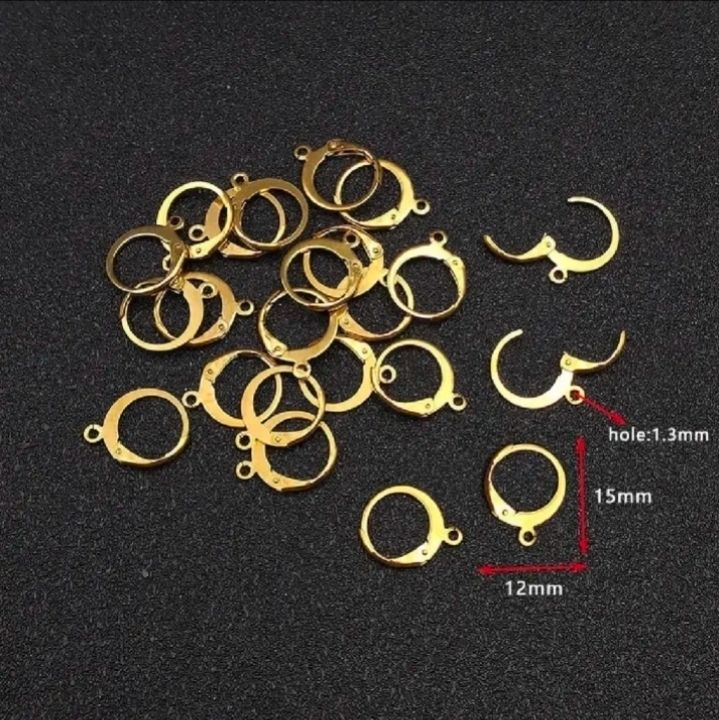 10Pcs And 20 Pcs French Earrings Hook Ear Wire - DIY Earrings Clasp Fitting Base For Jewellery  Making - DIY Accessories And Other