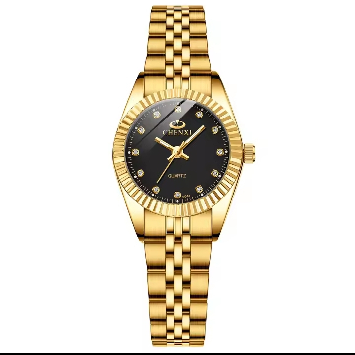 Womens Classic Fashionable Watch With Diamonds Imported Girls luxury wrist watch Quartz watches for ladies full water Resistant women's watches