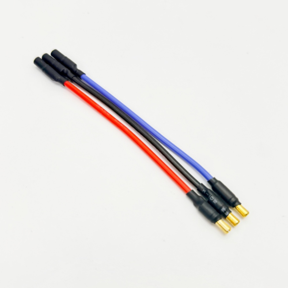 3Pcs 3.5mm Banana Head RC Motor/ESC Extension Cable 10CM/25CM 16AWG Silicone Cable for RC Car Boat Brushless Motor ESC