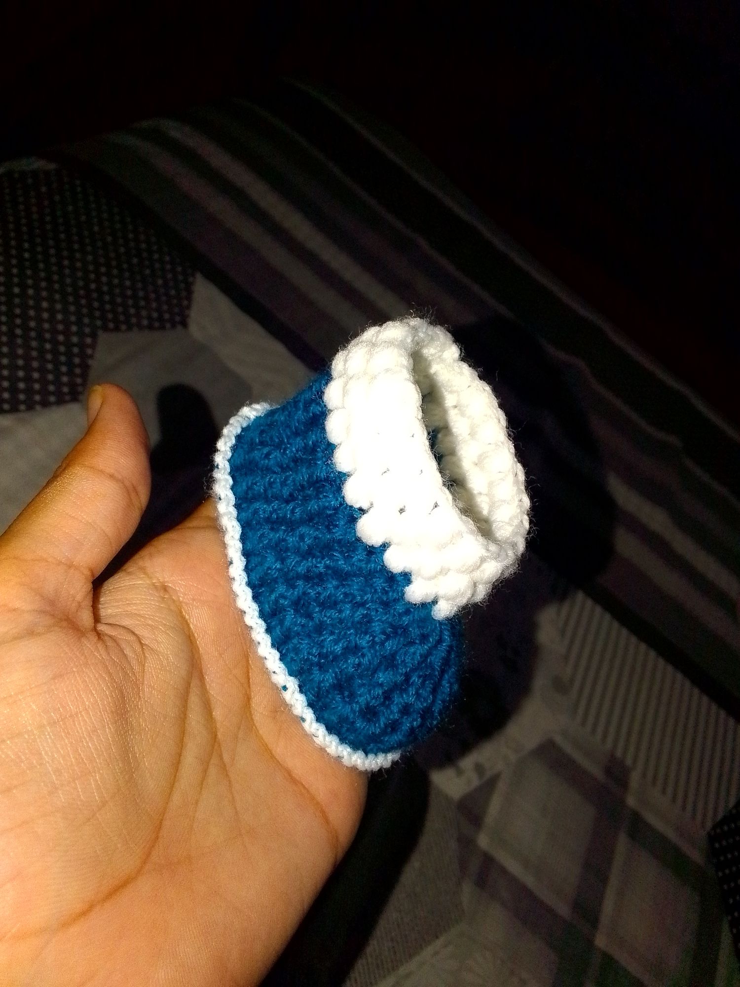 Handmade Crochet Baby Booties with Bow | Soft Newborn Baby Shoes | Baby Girl Gift
