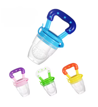 Baby Fruit Feeder Pacifier -Fresh Food Feeder-Silicone Teething Toy-Silicone Pouches for Toddlers & Kids