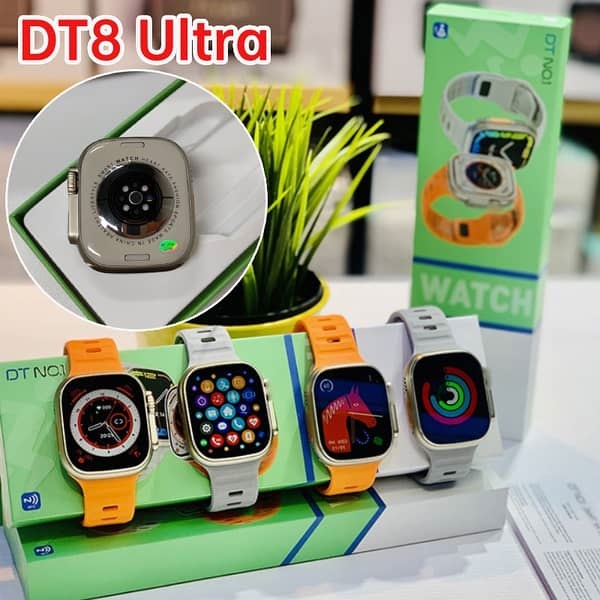 DT number 1 Ultra 8 Smartwatch Long Battery Time Highly Functional Smart Watch Wear Pro I'd Changing Dial Face .