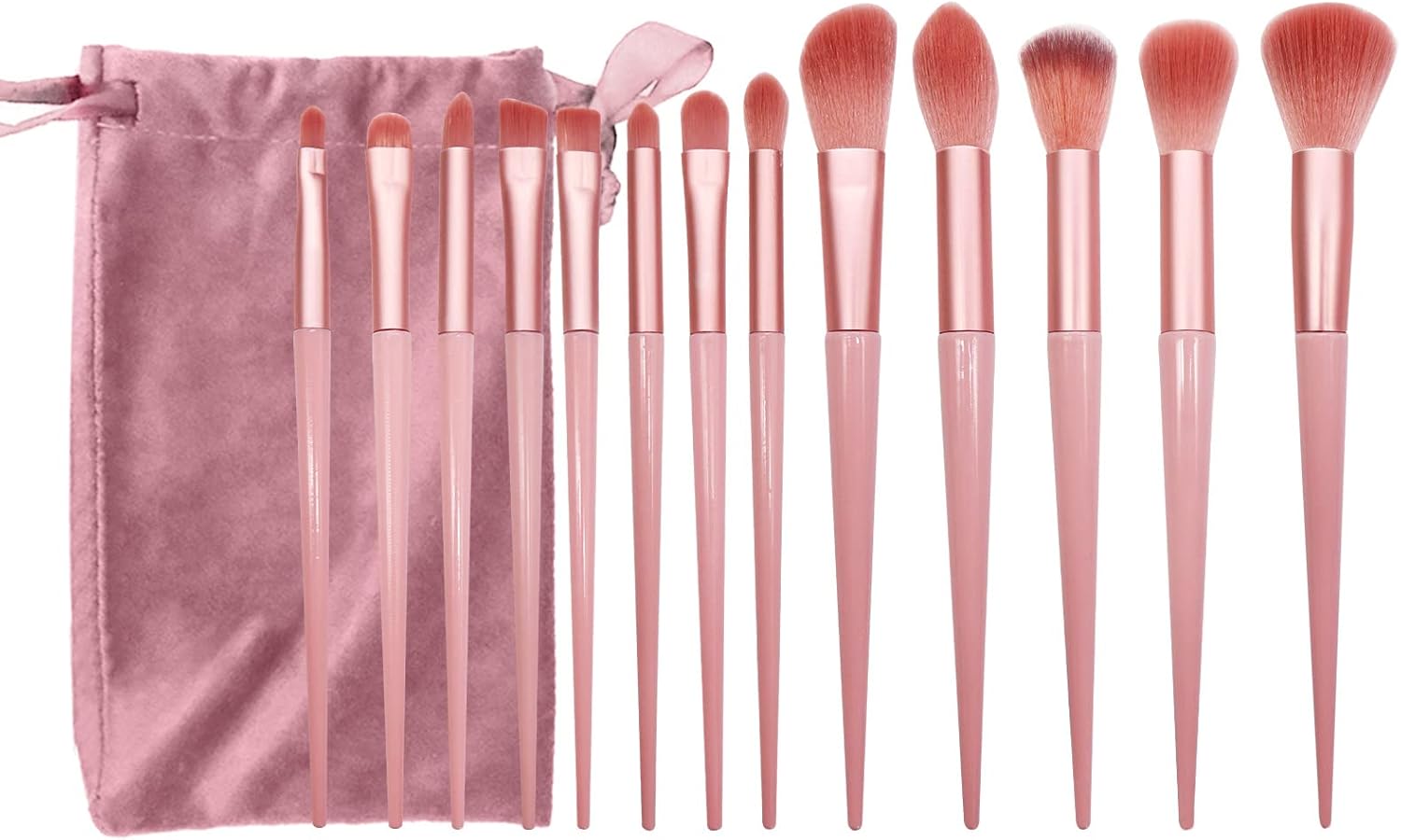 13 Pcs Makeup Brush Set - Soft Hair Professional Makeup Brushes for Foundation Loose Powder Eyeshadow Contour Blending Cosmetic Tools Kit