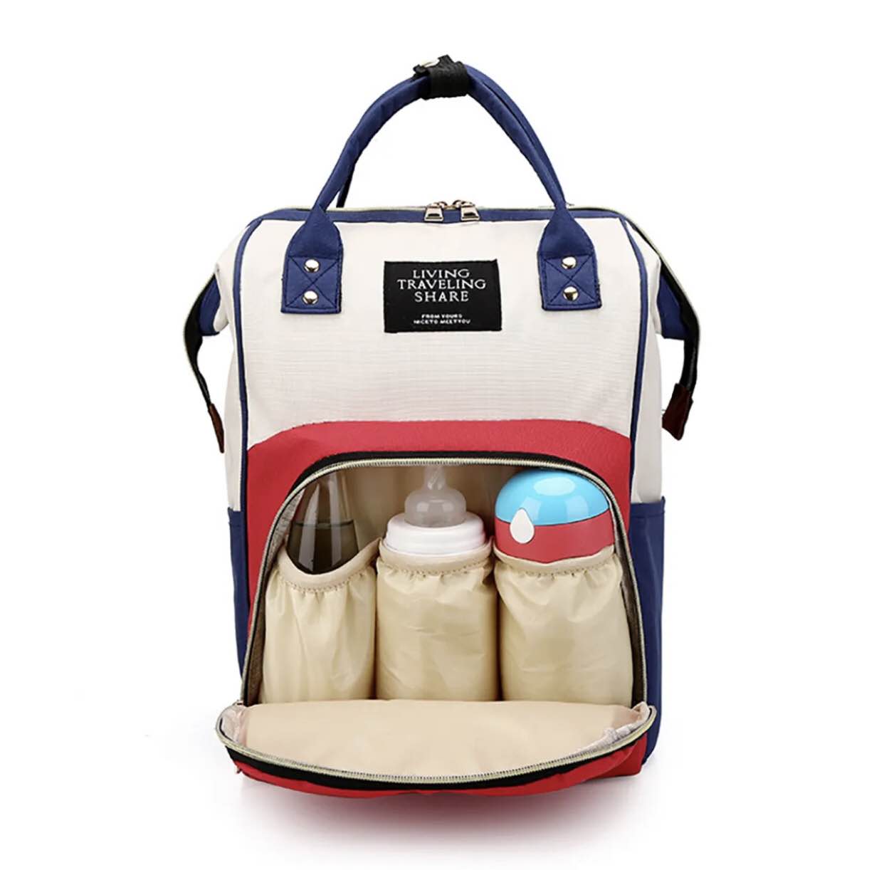 Diaper Mummy Bag Multi-Function Waterproof - Travel Backpack, maternity bag, imported Quality..rendom colour