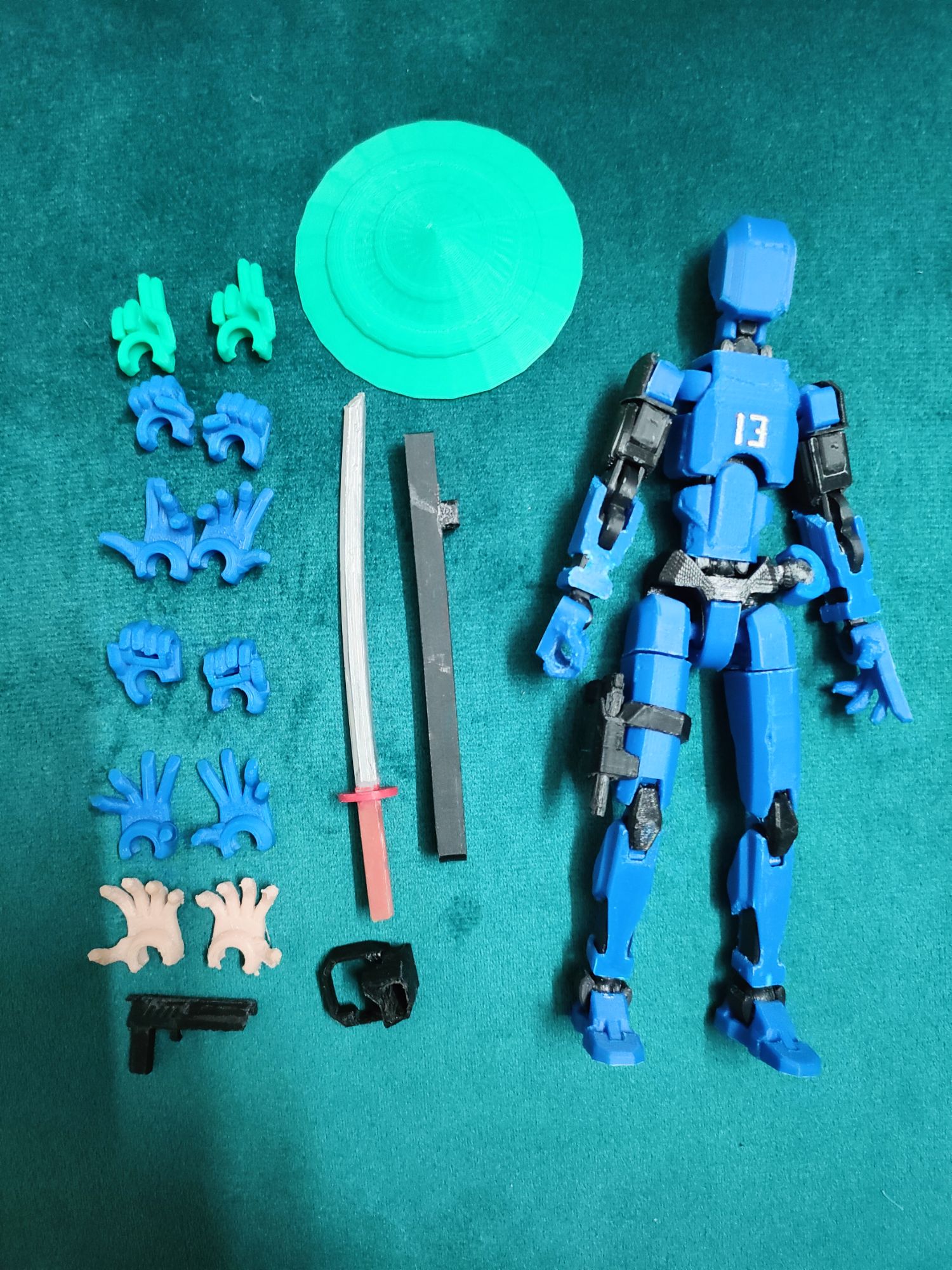 Action Toy Figure Dummy Titan 13 Articulated posable Assembled Large Size