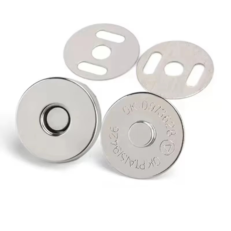 10sets/lot Magnetic Snap Fasteners Clasps Buttons Handbag Purse Wallet Craft Bags Parts Accessories Adsorption Buckle 14mm 18mm