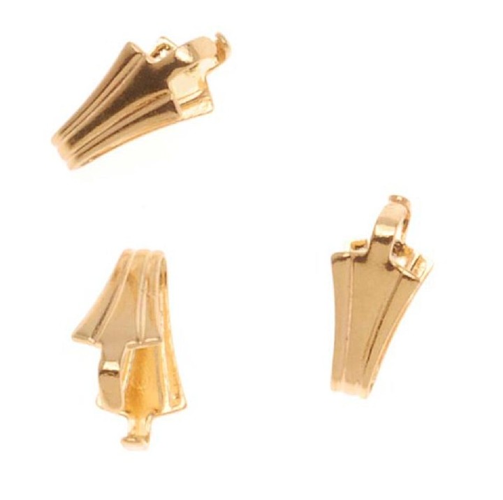 50 Pcs locket lock / stealing gold bails open or closed , Gold bails soldered closed bails , charms bails , pandant bails connector , necklace connector, earrings connector