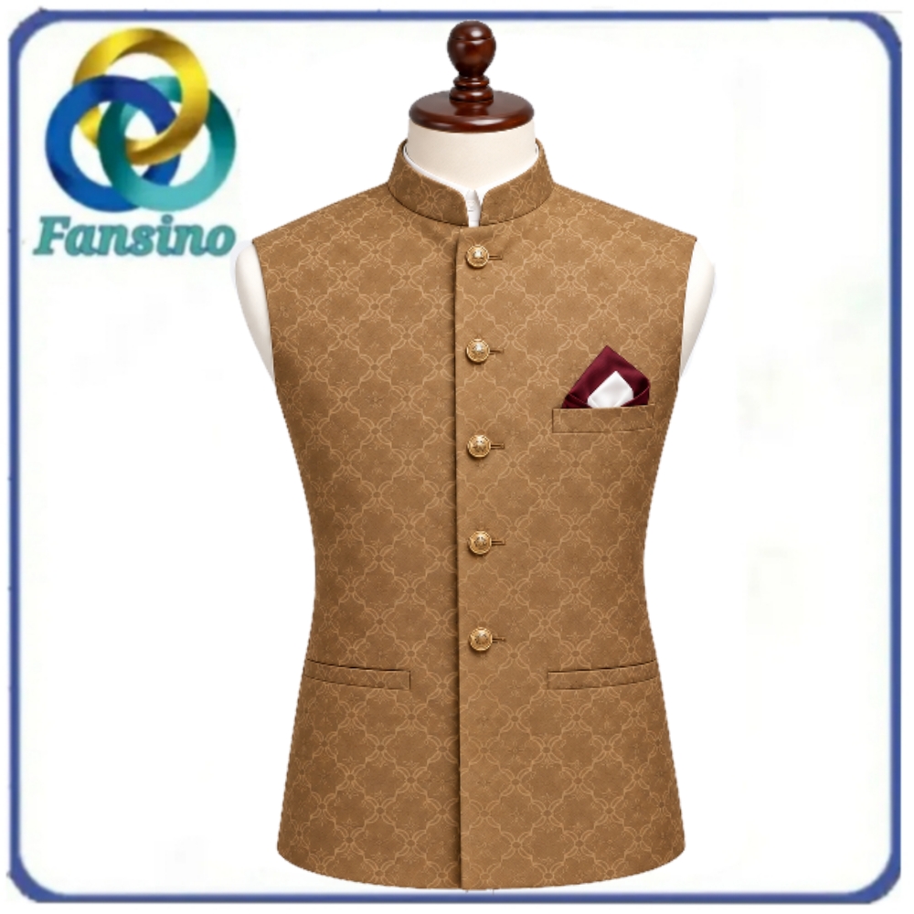 Jamawar Waistcoat By Fansino | Wedding Speacial | Premium Quality Waist Coat For Men