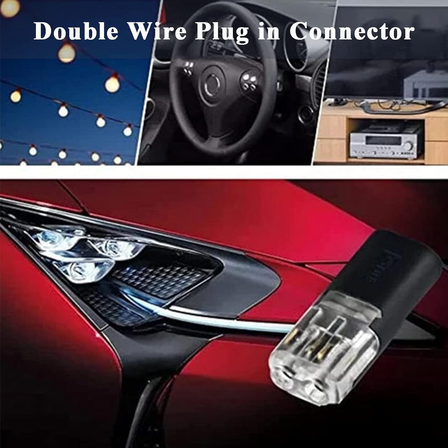Waterproof Plug Wire Connector 2 Pin Way Cable Plug Car Electric Wire Snap Connectors Strip Terminal Connection Wholesale