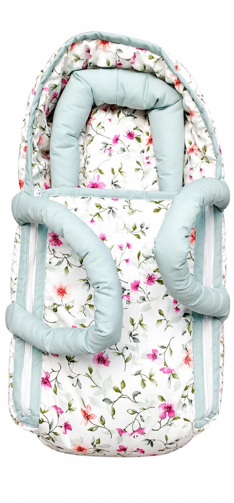 Jack & Jill Carry Crib - Best Quality Latest Design Newborn Baby Hand Carry Cot with Handles for Carrying - Portable Baby Bed Sleeping Bag Baby Bistar Gaddi Sleeping Bag Bed