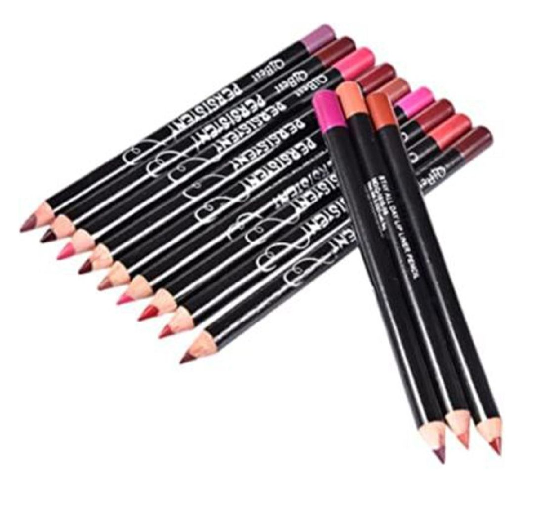 Lip Liner Pencil Makeup 12 Pcs Or 6 Pcs Set