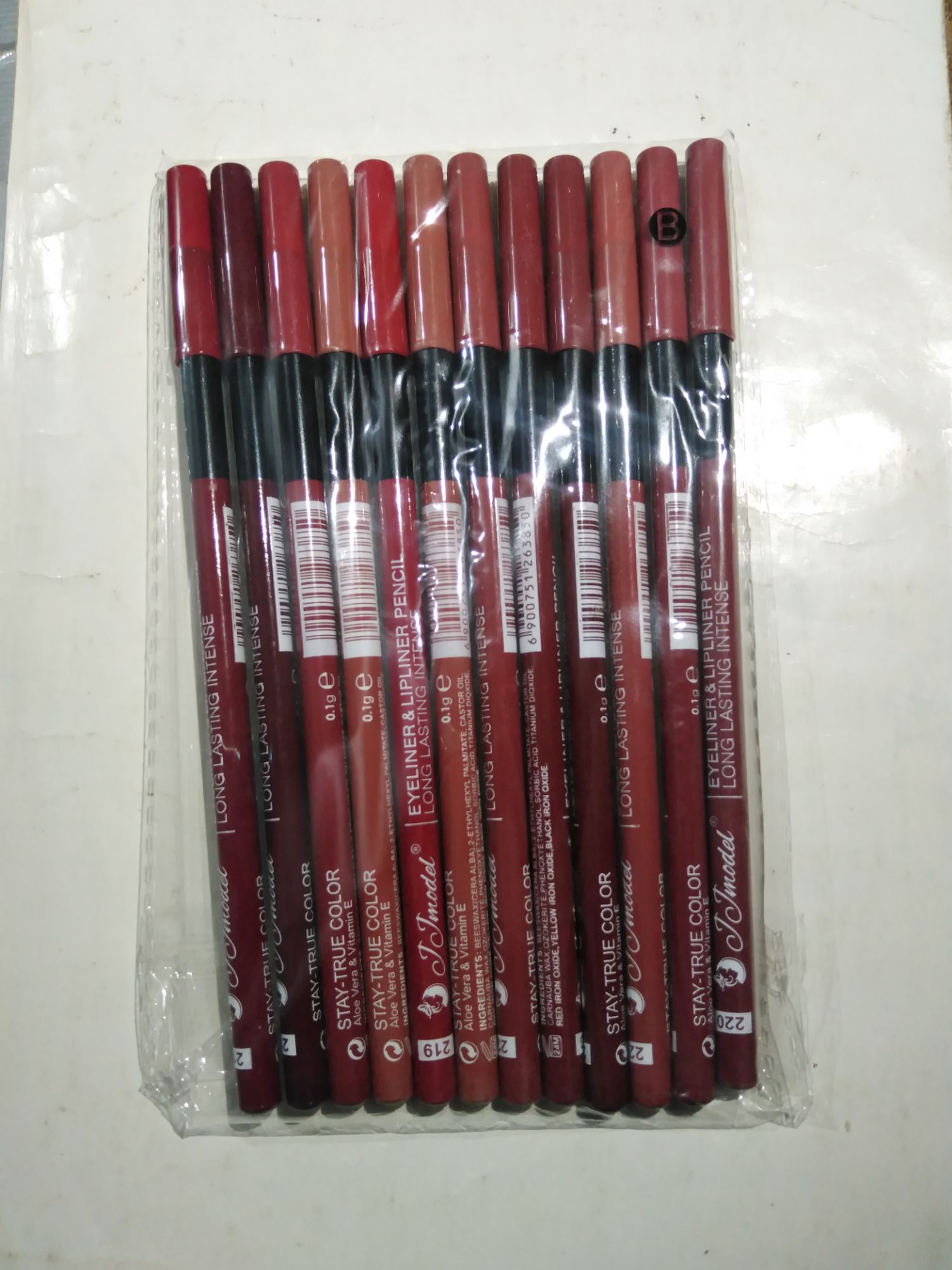 Pack of 6/ 12  Makeup Waterproof Lipstick Pencils / Lip Pencils